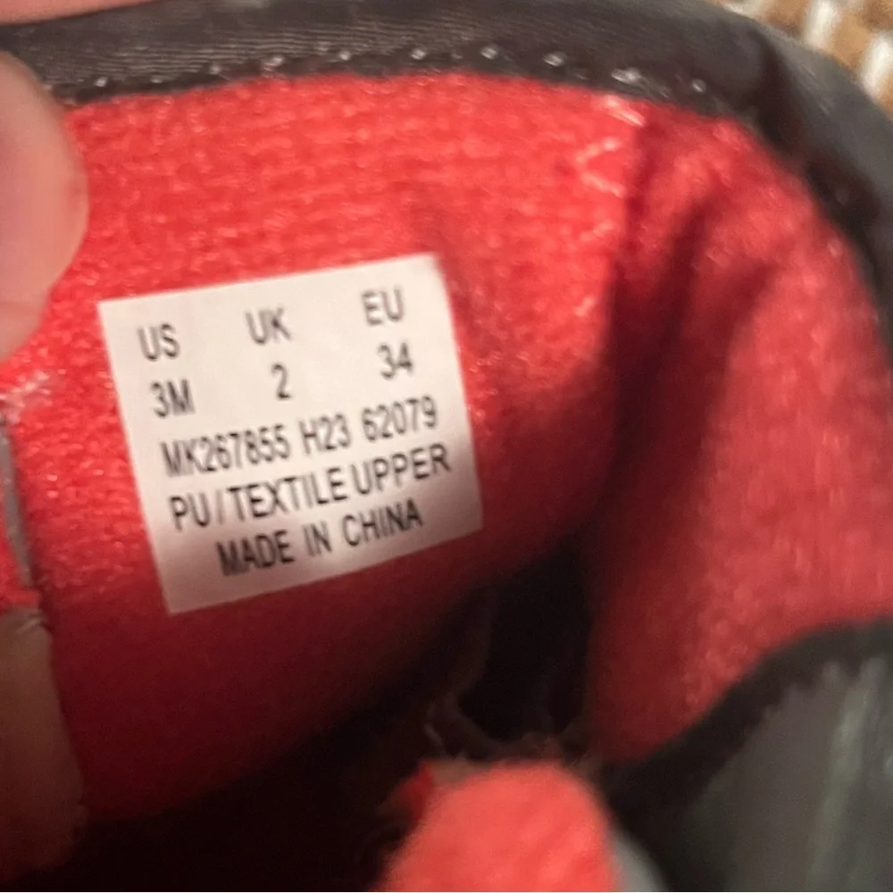 Merrell Kids Black and Red Snow Boots